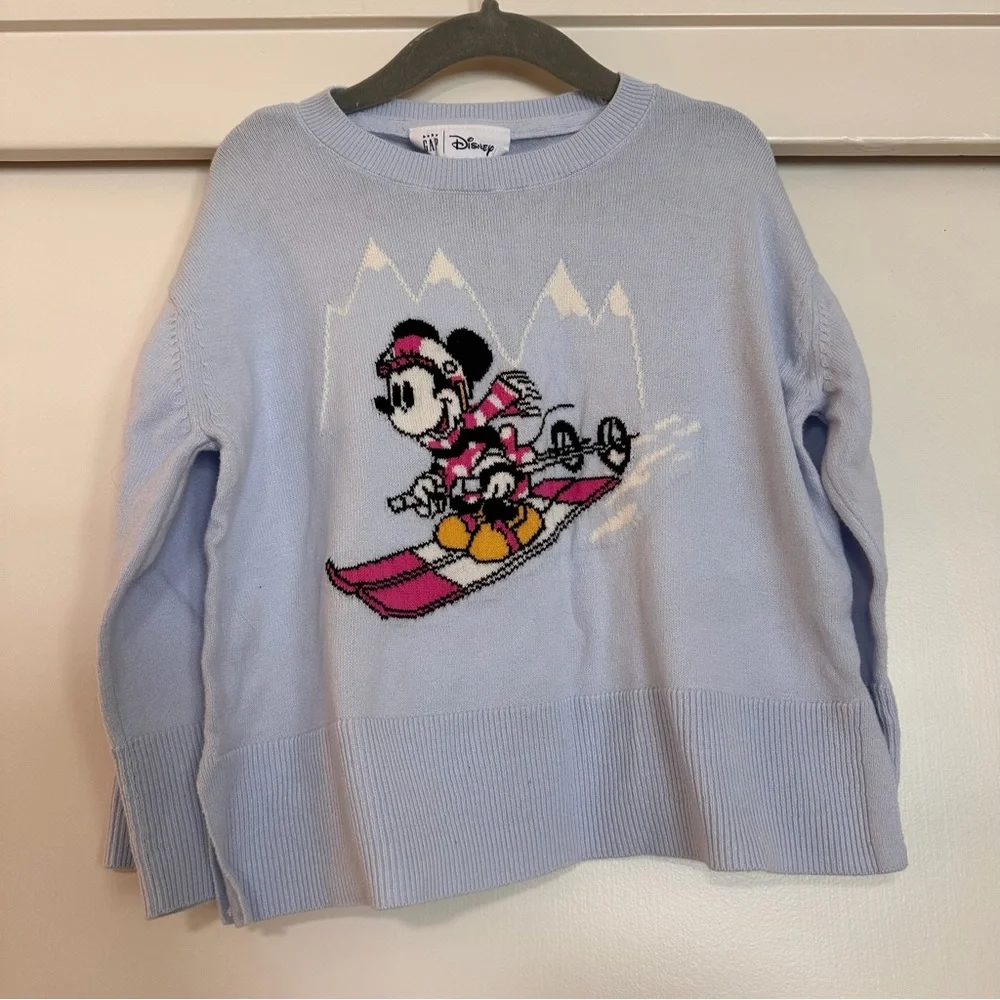 GAP Disney Kids‎ Cartoon Character Sweaters - Blue and White